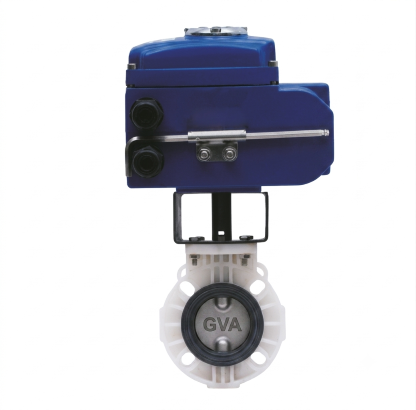 Global Valve Automation - Automation - Pneumatic and Electric Actuator Operated Polypropylene Butterfly Valve