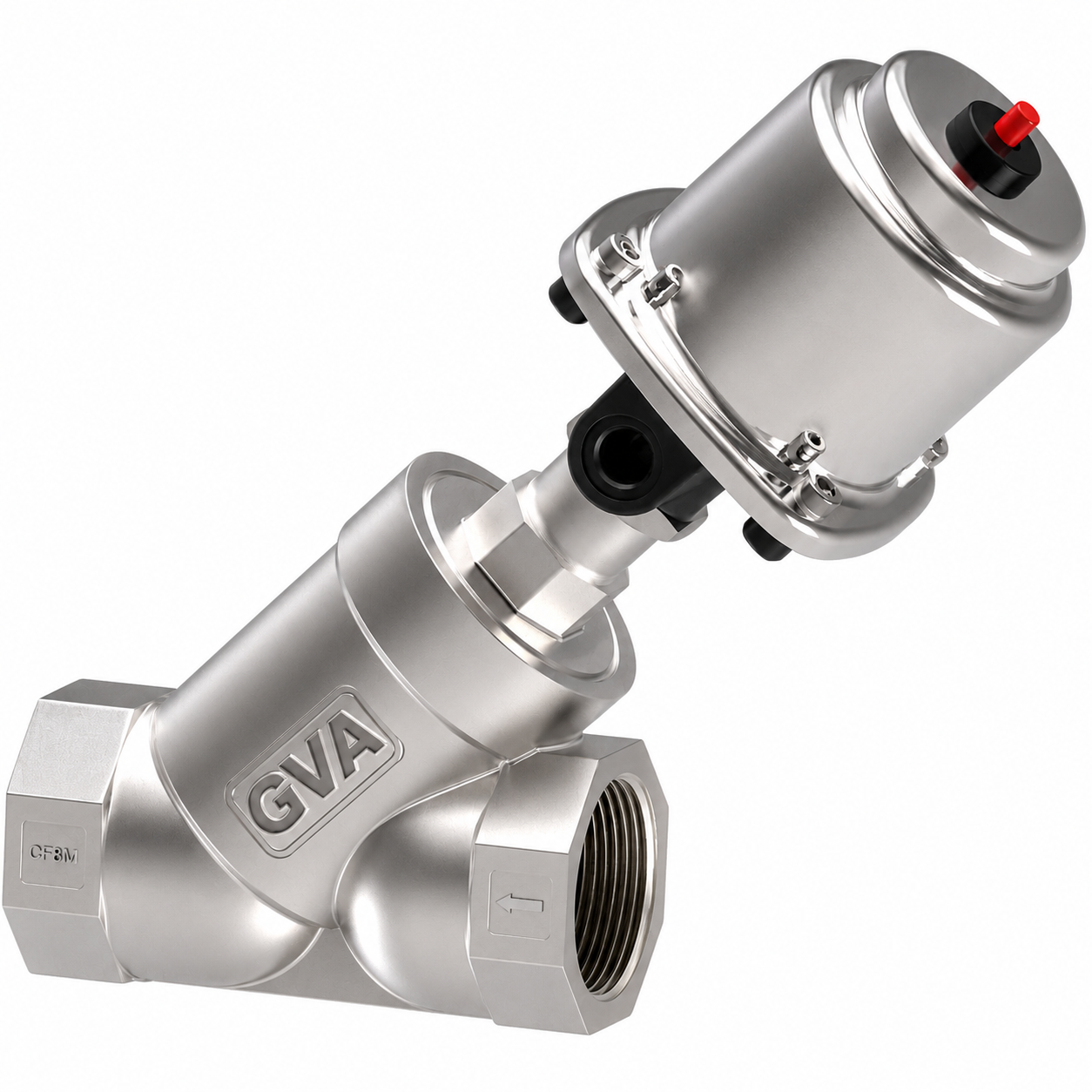 Global Valve Automation - Automation - Y type Angle seated Control Valve