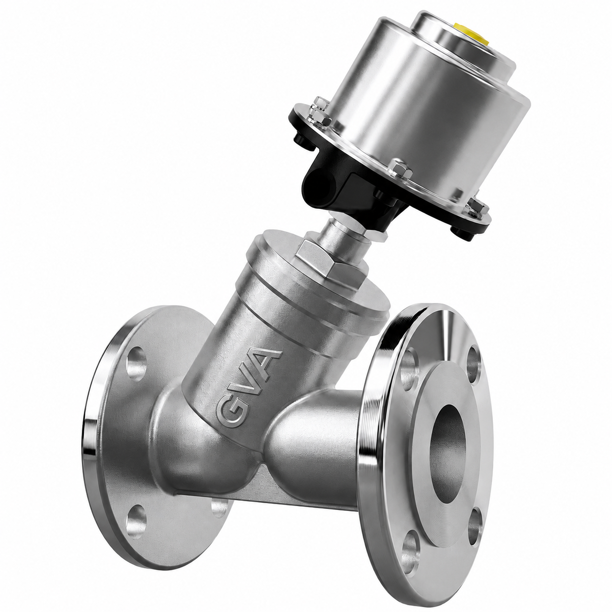 Global Valve Automation - Automation - Y type Angle seated Control Valve